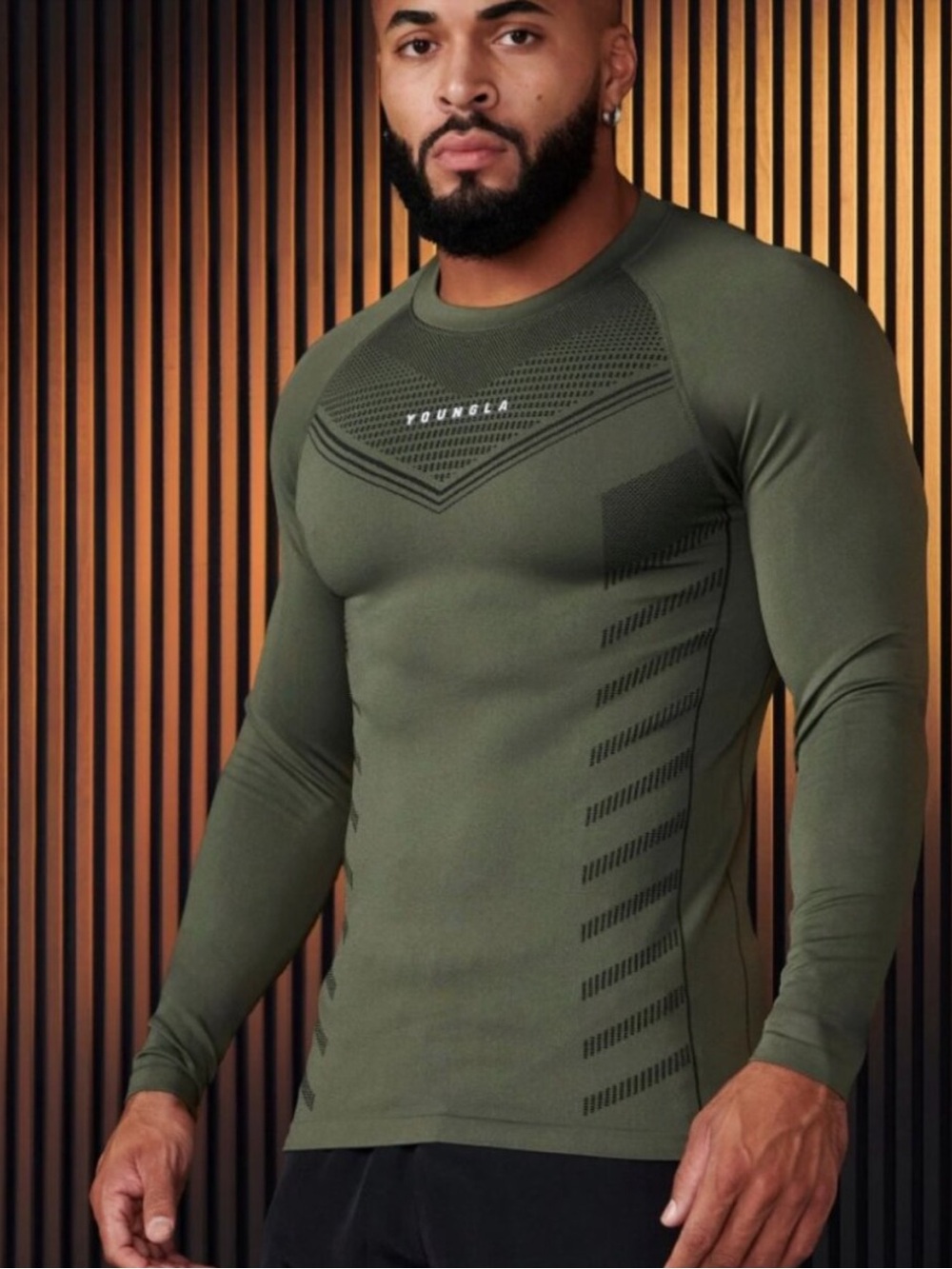 YoungLA Olive Green
Superhero Compression Long Sleeve Top